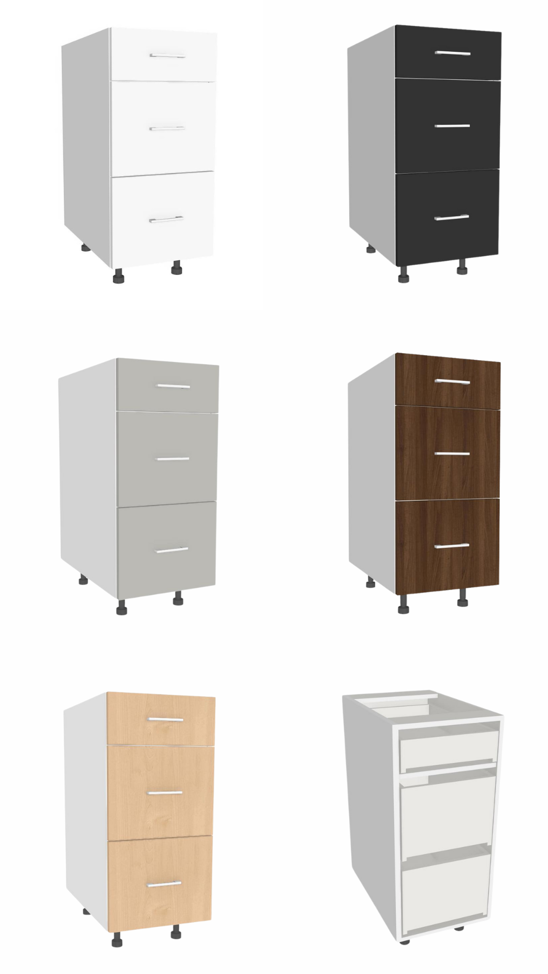 3 Drawer Base Cabinet