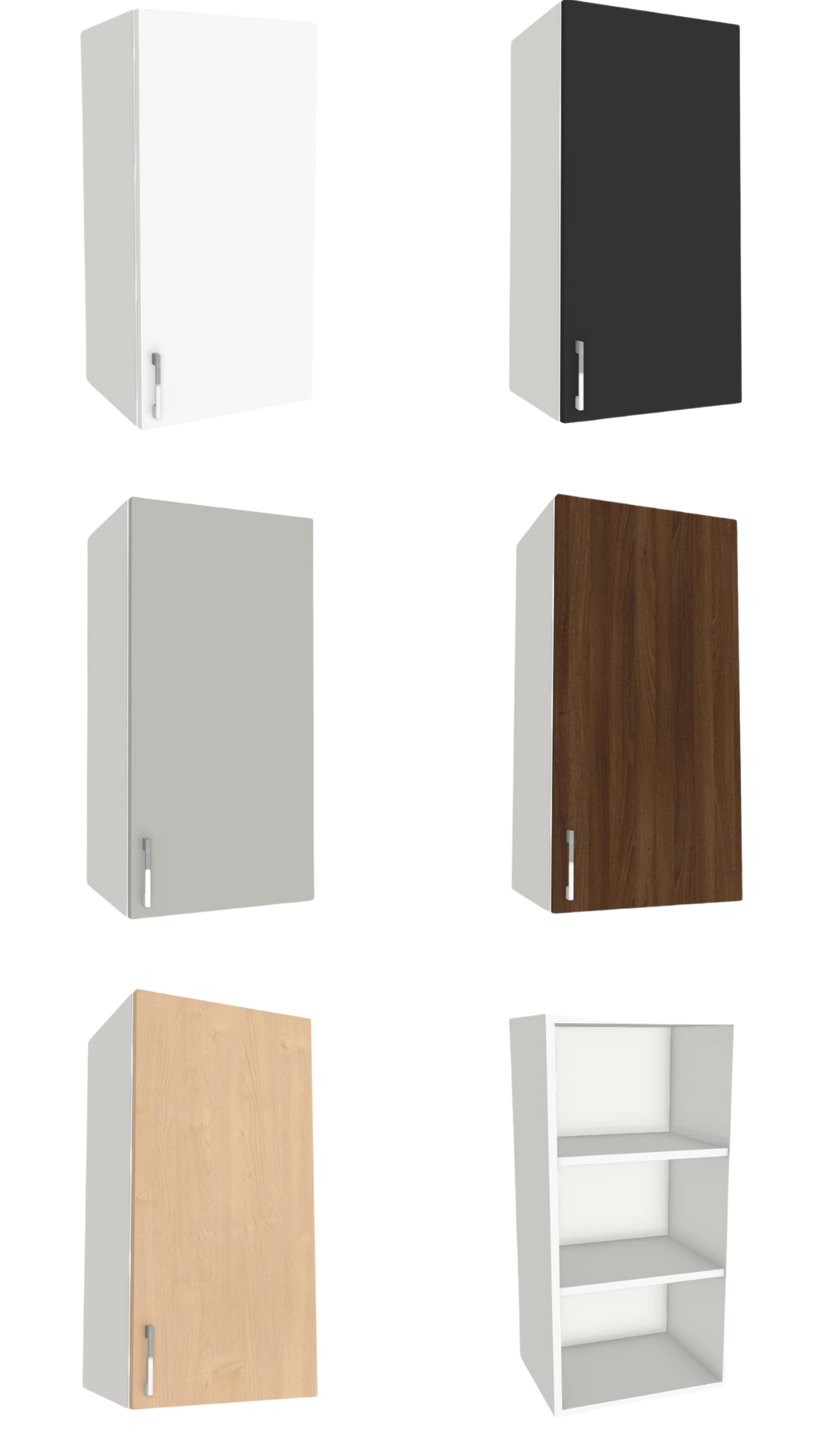 Wall Single Door 30"H Cabinet