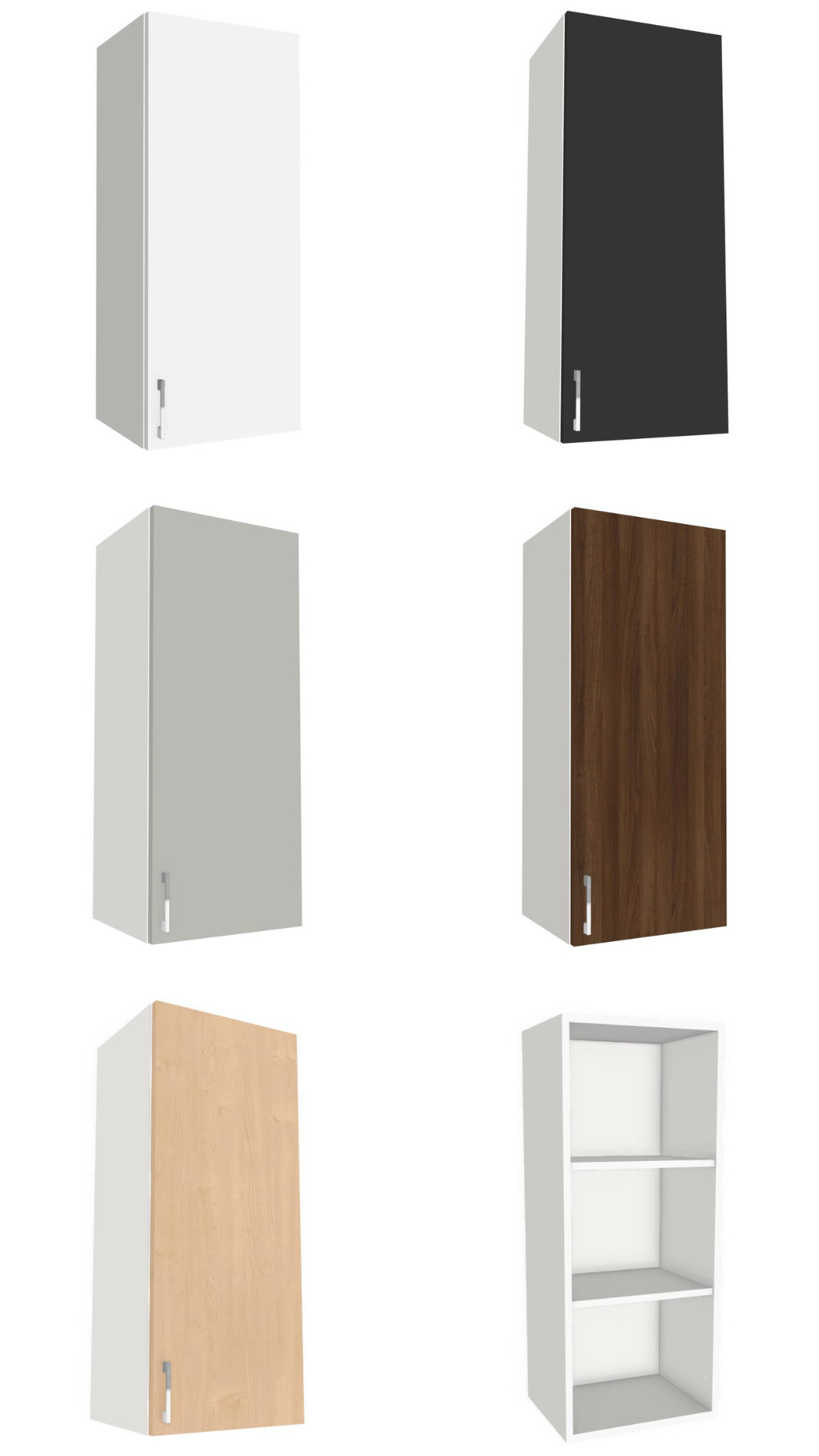 Wall Single Door 36"H Cabinet