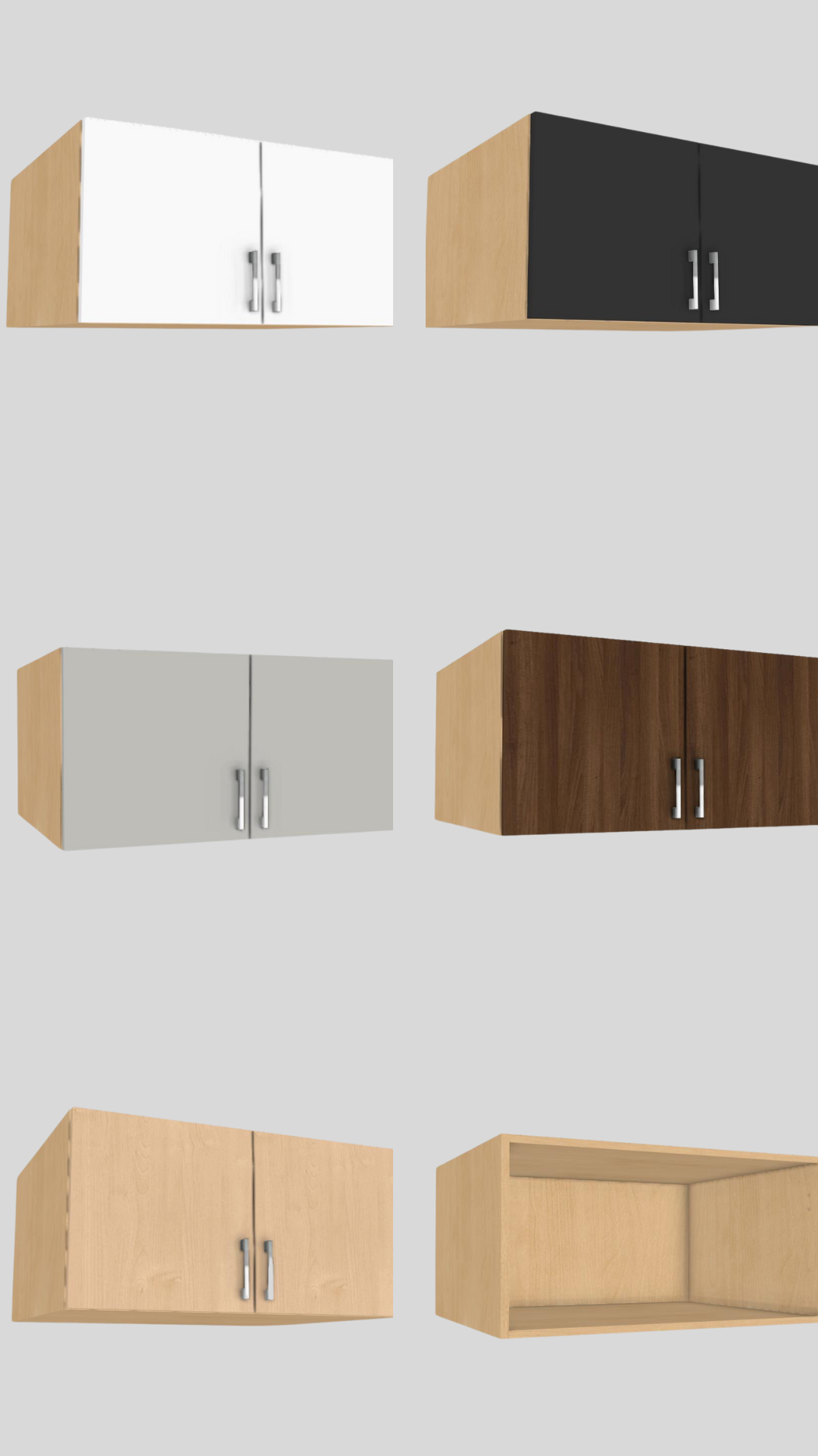 Wall Fridge Cabinet 15"