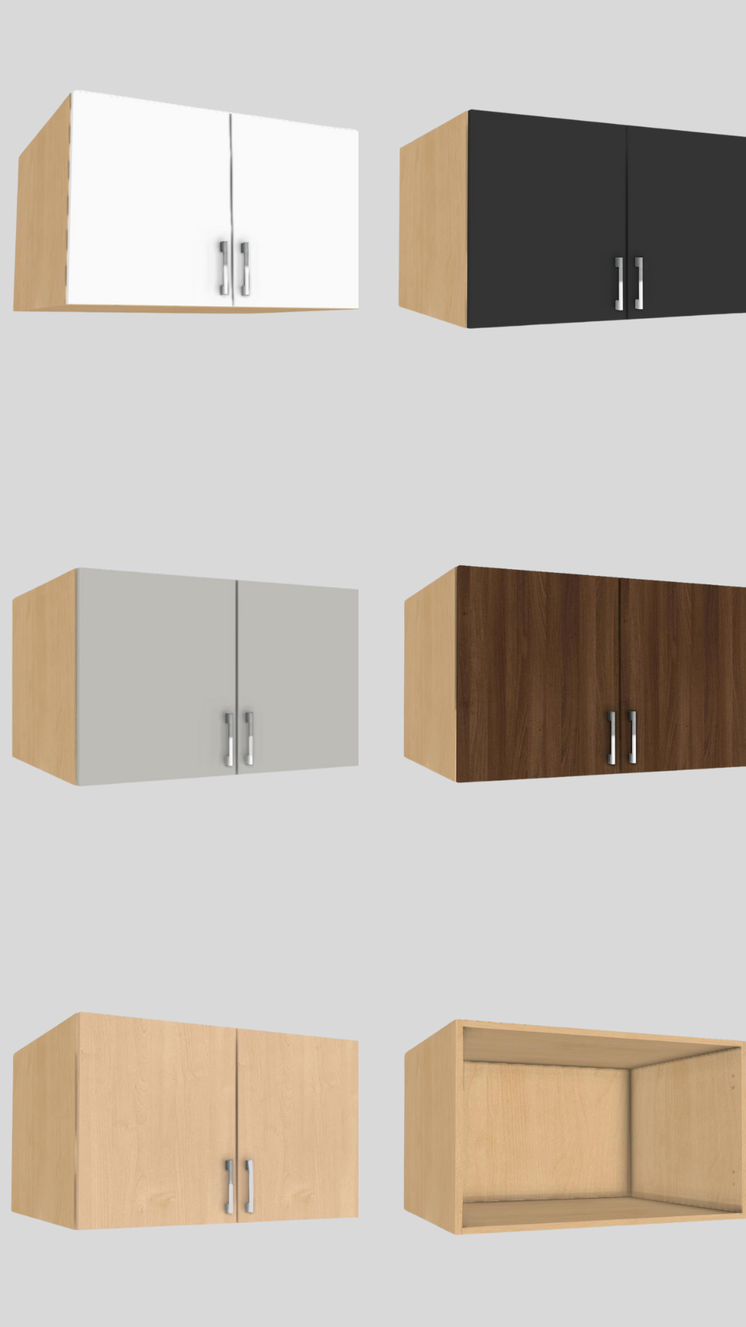 Wall Fridge Cabinet 18"