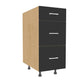 3 Drawer Base Cabinet