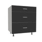 Pot and Pan 3 Drawer Base Cabinet