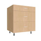 Pot and Pan 3 Drawer Base Cabinet