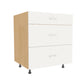 Pot and Pan 3 Drawer Base Cabinet