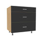 Pot and Pan 3 Drawer Base Cabinet