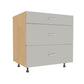 Pot and Pan 3 Drawer Base Cabinet