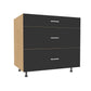 Pot and Pan 3 Drawer Base Cabinet