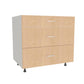 Pot and Pan 3 Drawer Base Cabinet