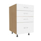 4 Drawer Cutlery Base Cabinet