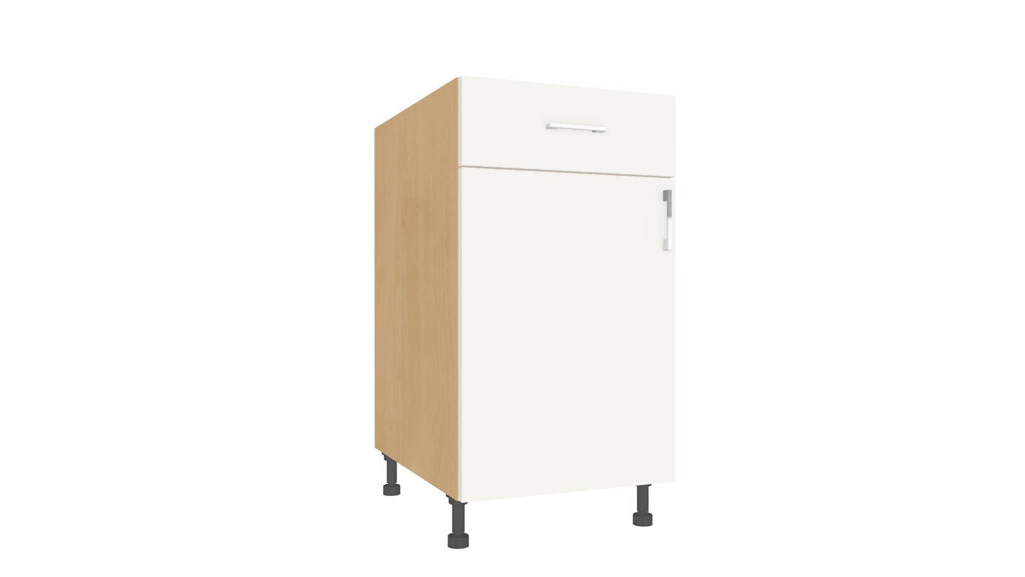 Single Door 1 Drawer Base Cabinet