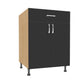 Double Door 1 Drawer Base Cabinet