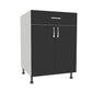 Double Door 1 Drawer Base Cabinet