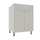 Double Door 1 Drawer Base Cabinet