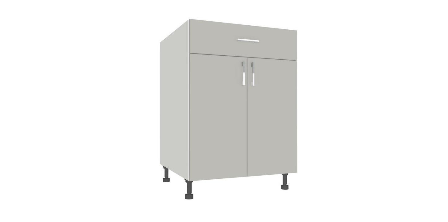 Double Door 1 Drawer Base Cabinet