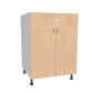Double Door 1 Drawer Base Cabinet