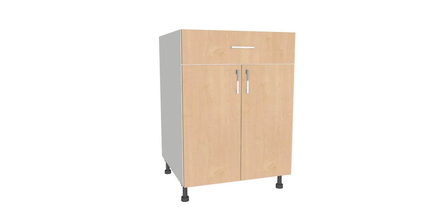 Double Door 1 Drawer Base Cabinet