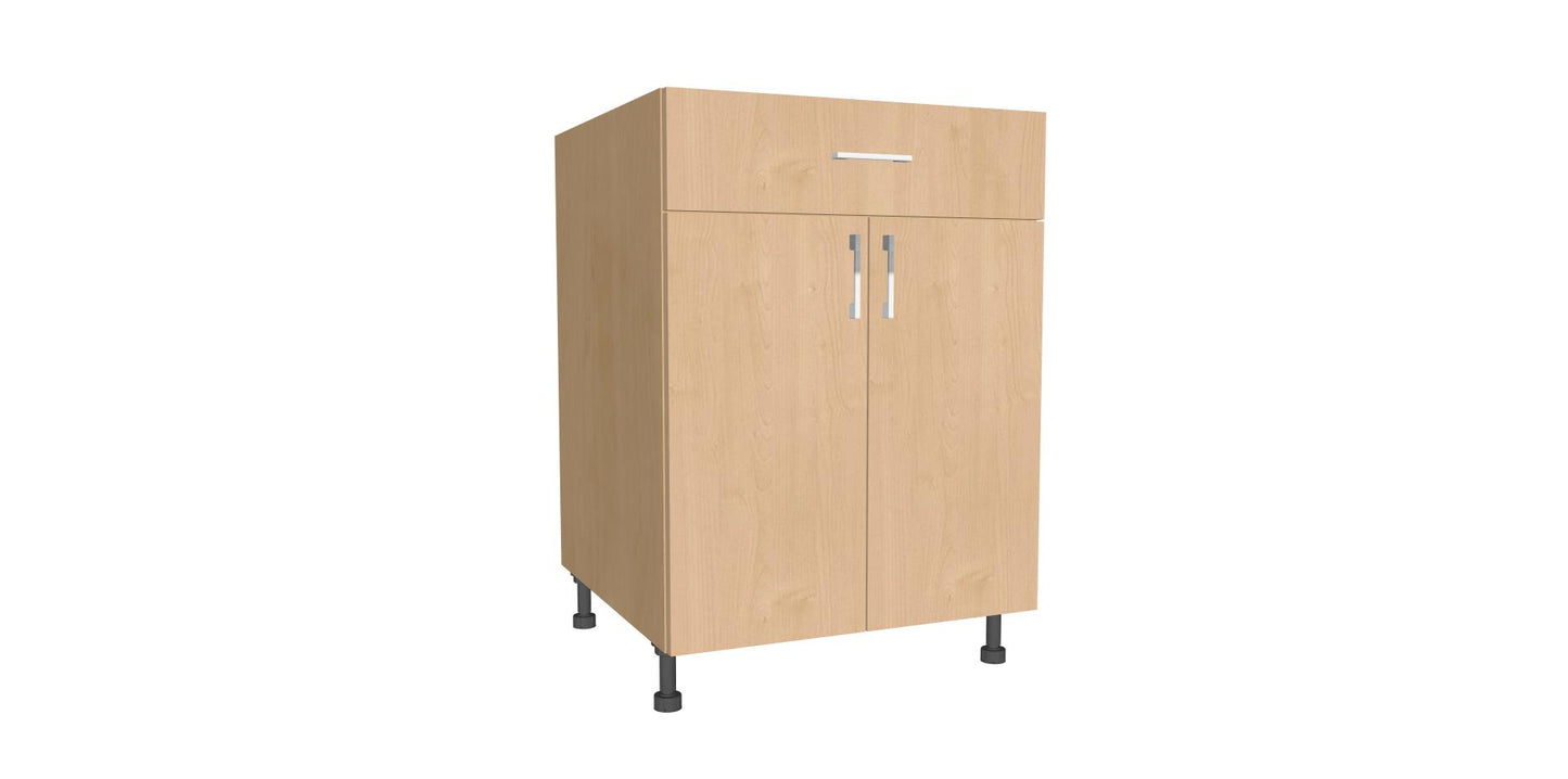 Double Door 1 Drawer Base Cabinet