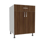 Double Door 1 Drawer Base Cabinet
