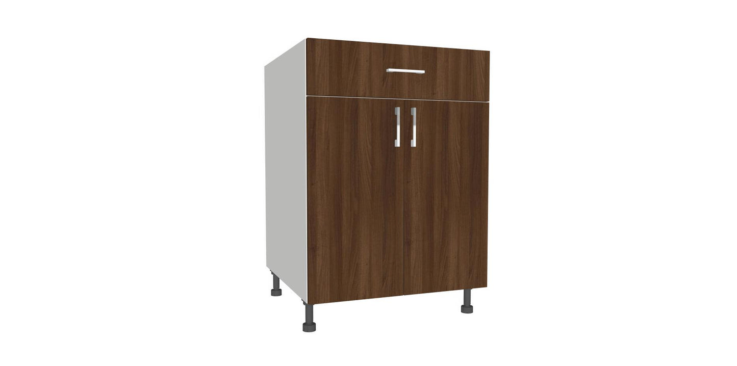 Double Door 1 Drawer Base Cabinet