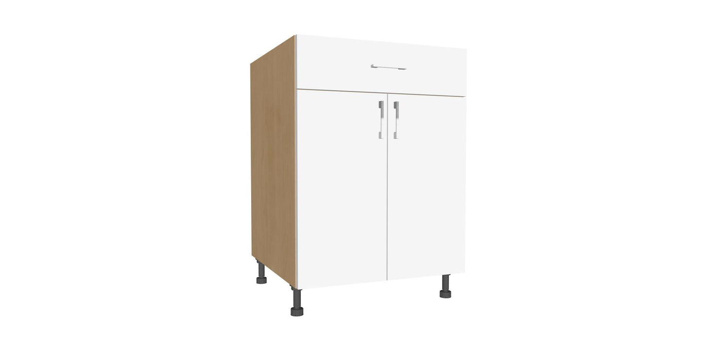 Double Door 1 Drawer Base Cabinet