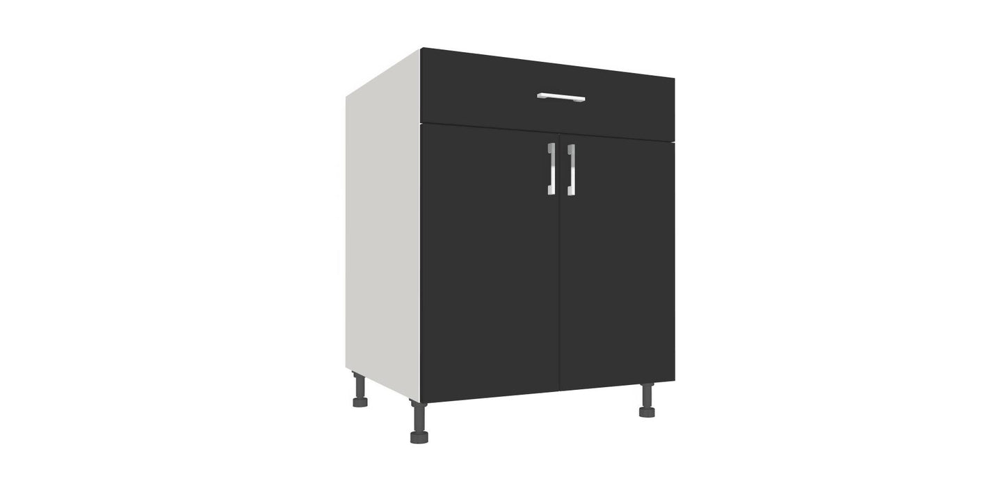 Double Door 1 Drawer Base Cabinet