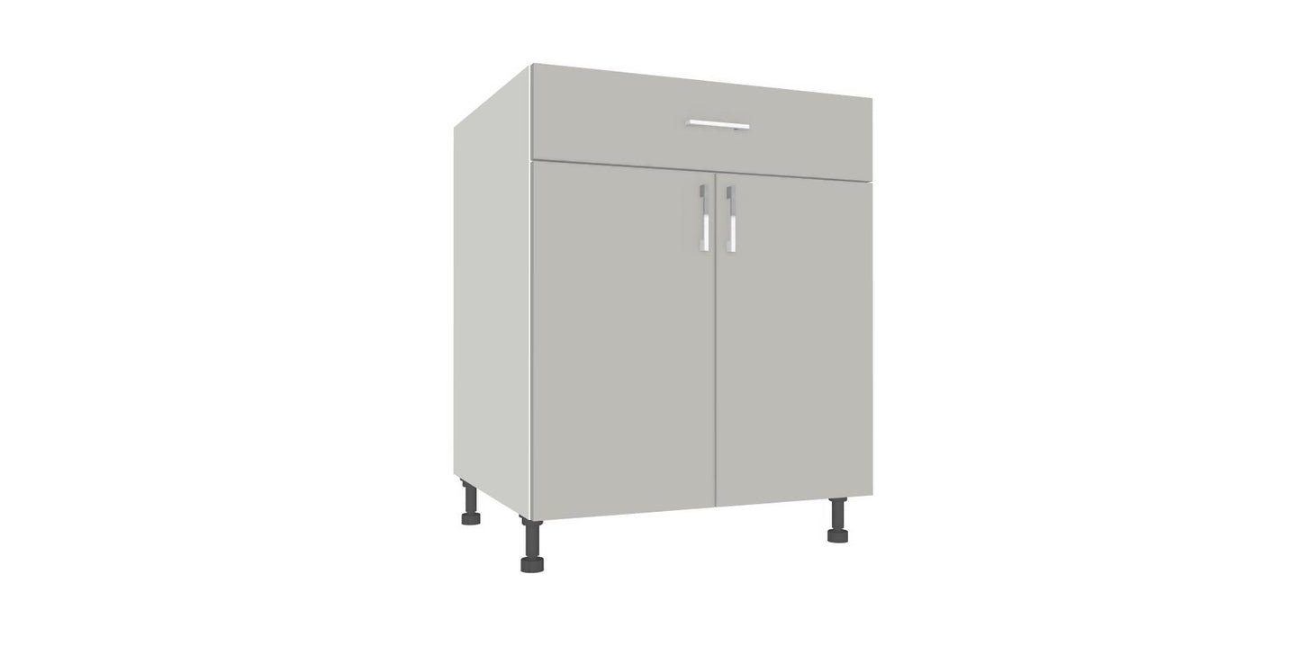 Double Door 1 Drawer Base Cabinet