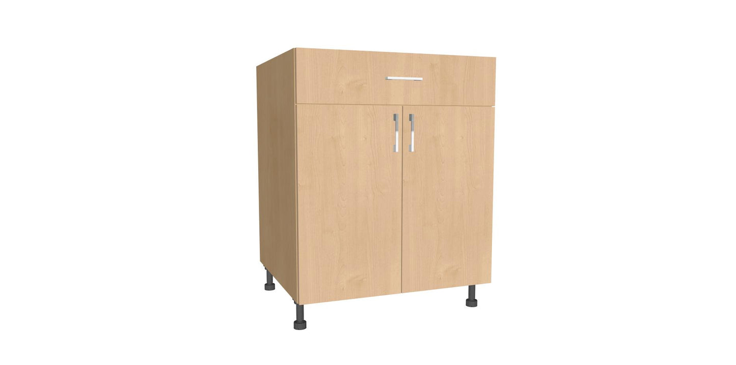 Double Door 1 Drawer Base Cabinet