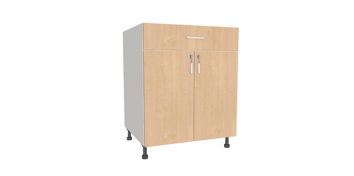Double Door 1 Drawer Base Cabinet