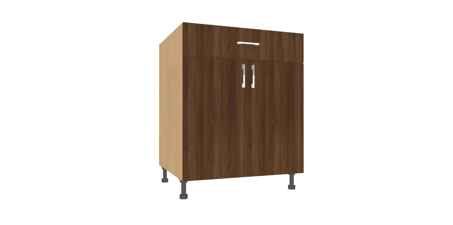 Double Door 1 Drawer Base Cabinet