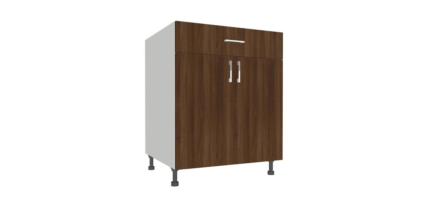 Double Door 1 Drawer Base Cabinet