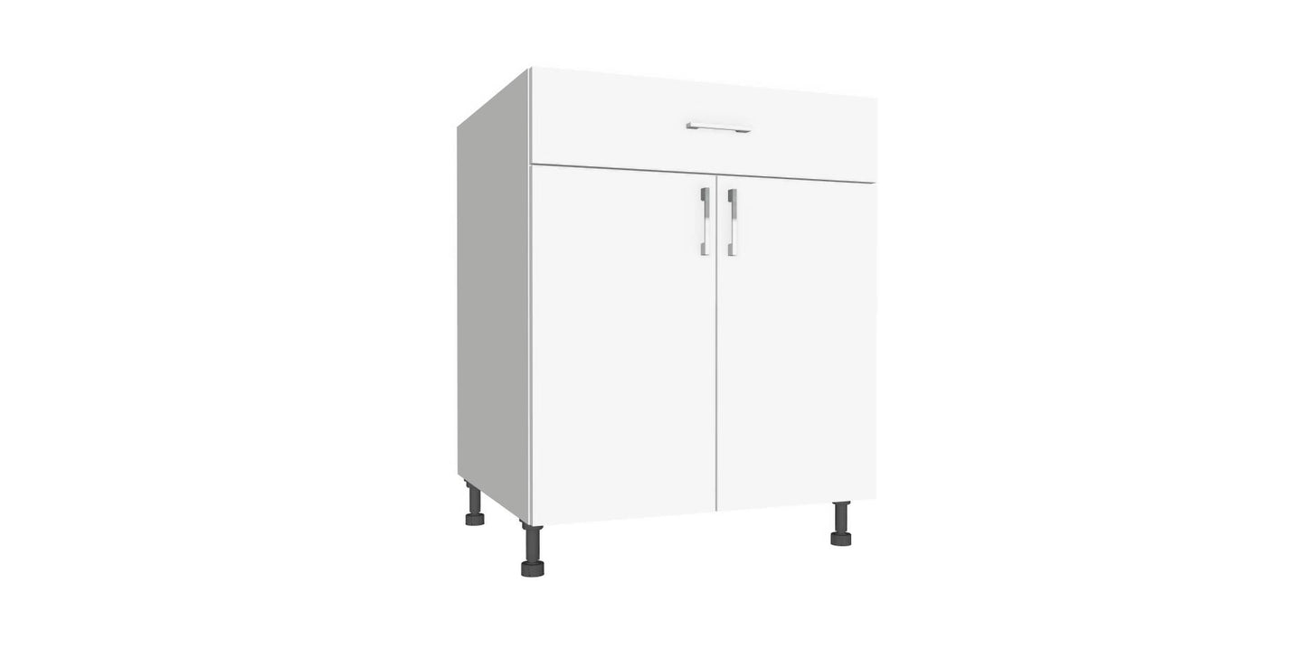 Double Door 1 Drawer Base Cabinet