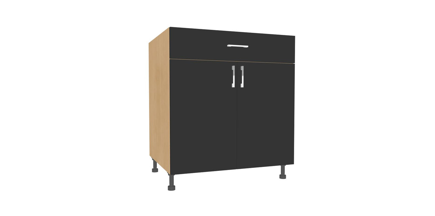 Double Door 1 Drawer Base Cabinet