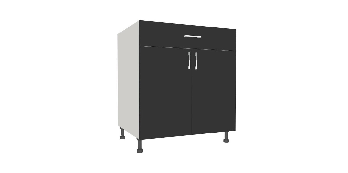 Double Door 1 Drawer Base Cabinet