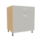 Double Door 1 Drawer Base Cabinet