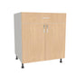 Double Door 1 Drawer Base Cabinet