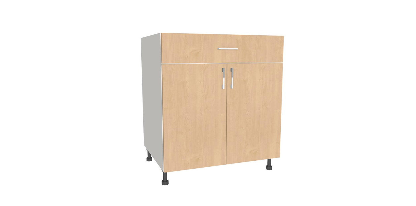Double Door 1 Drawer Base Cabinet