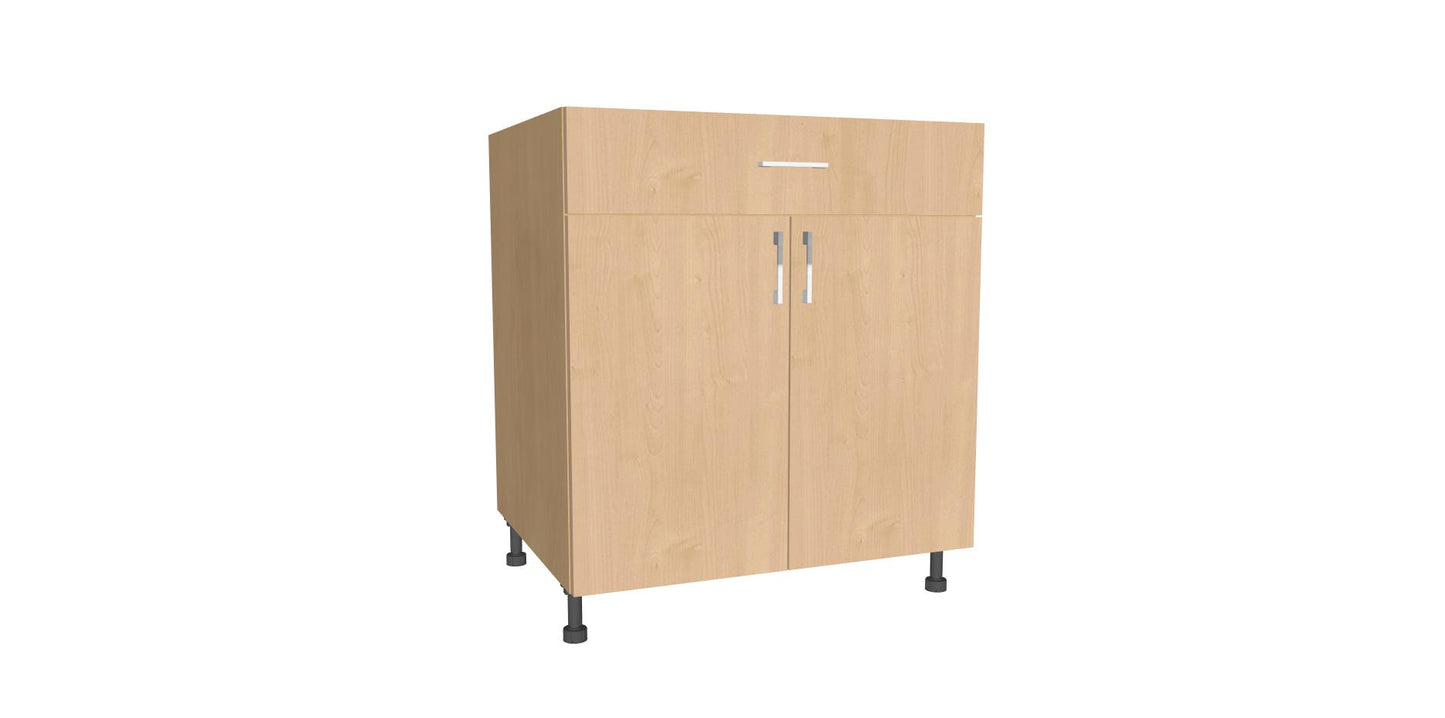 Double Door 1 Drawer Base Cabinet