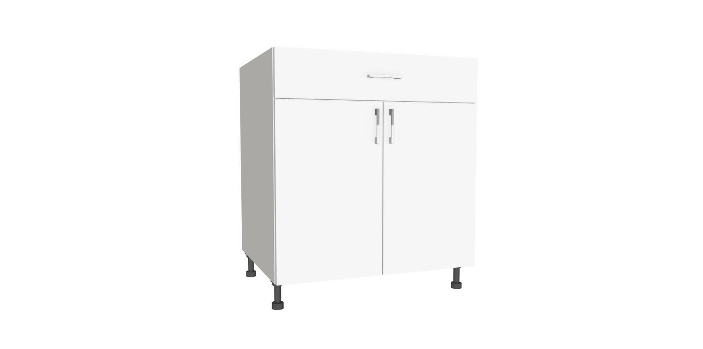 Double Door 1 Drawer Base Cabinet