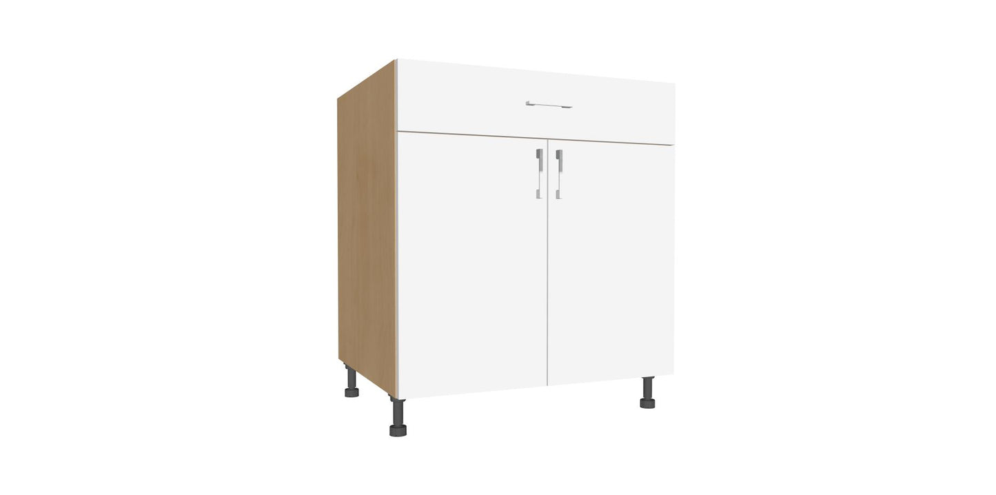 Double Door 1 Drawer Base Cabinet