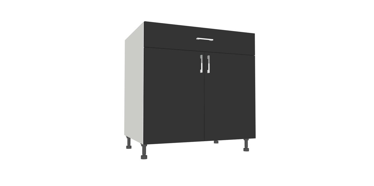 Double Door 1 Drawer Base Cabinet