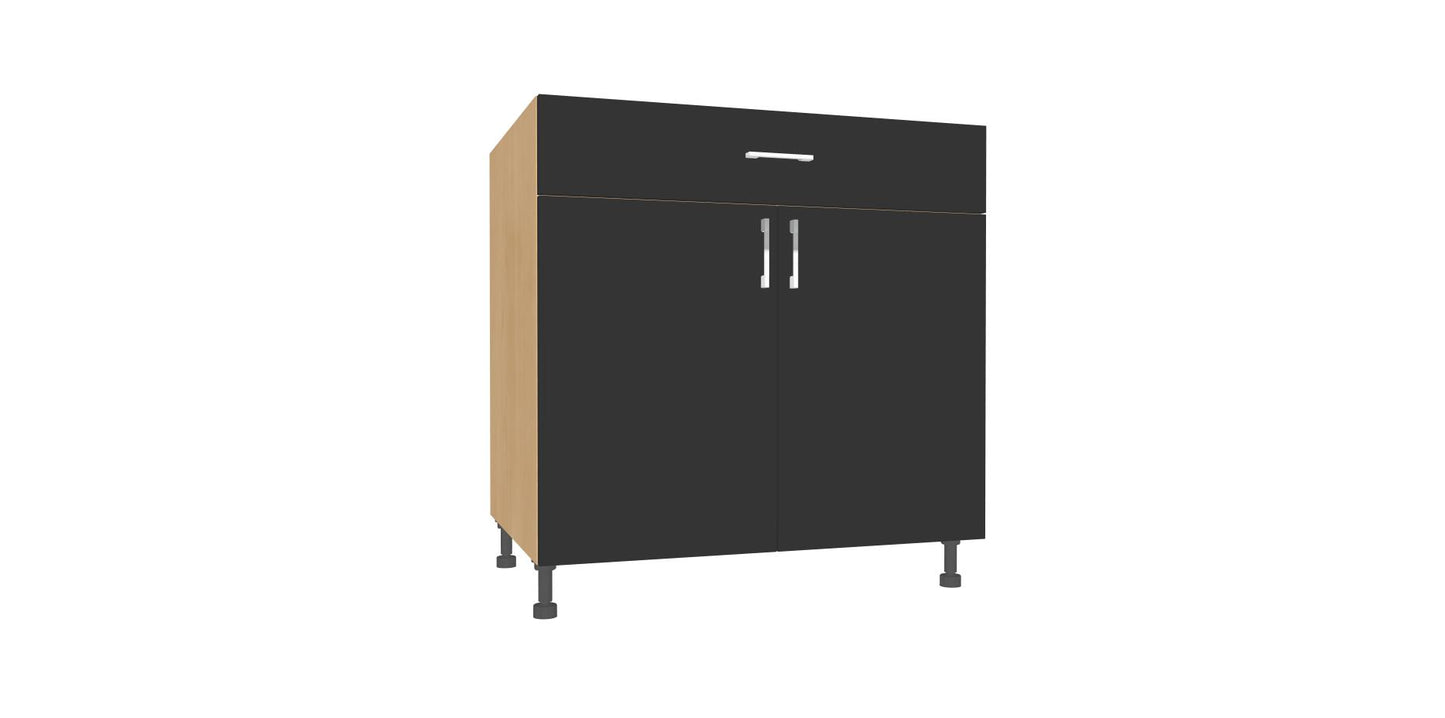 Double Door 1 Drawer Base Cabinet