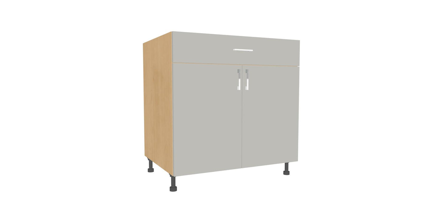 Double Door 1 Drawer Base Cabinet