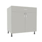 Double Door 1 Drawer Base Cabinet