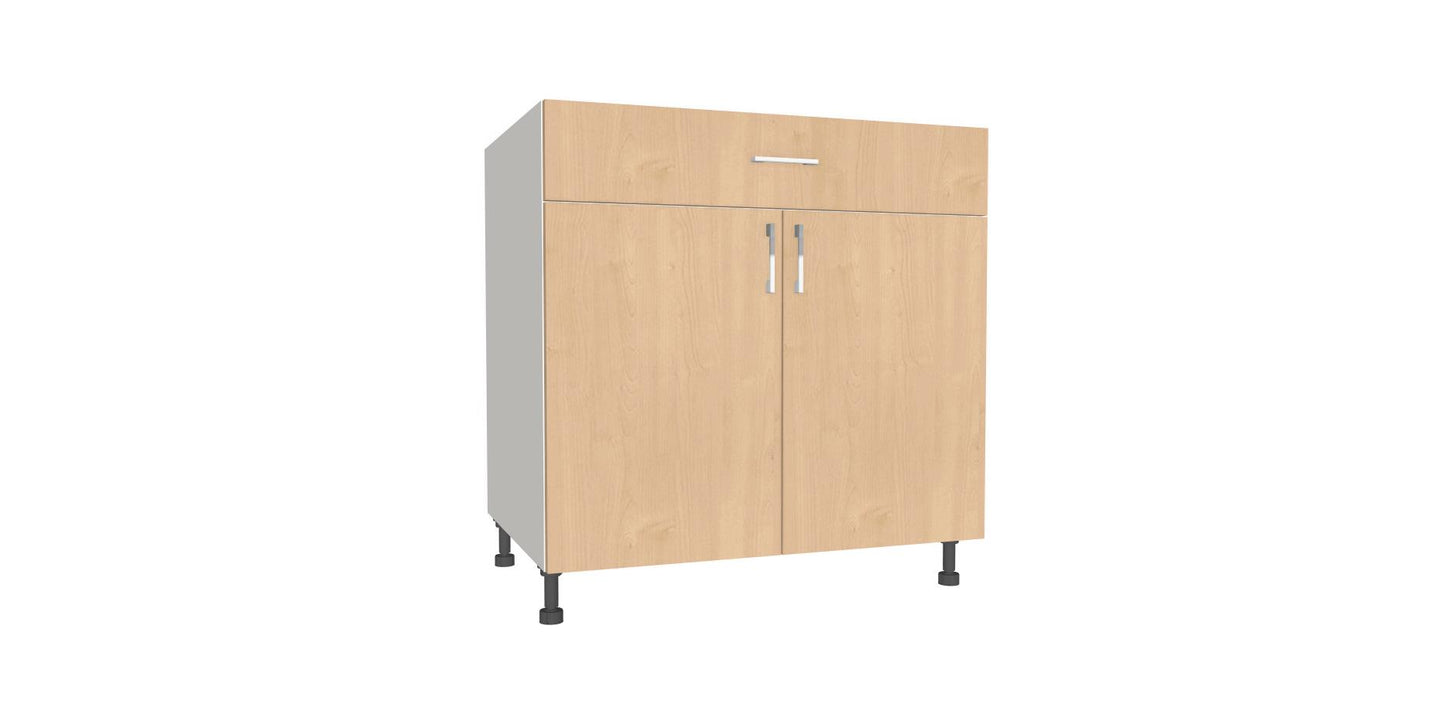 Double Door 1 Drawer Base Cabinet
