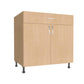 Double Door 1 Drawer Base Cabinet