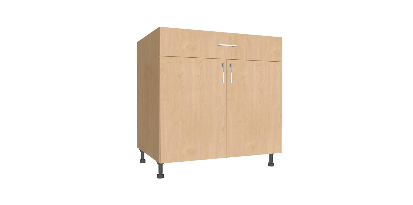 Double Door 1 Drawer Base Cabinet
