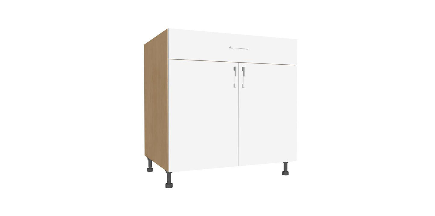 Double Door 1 Drawer Base Cabinet