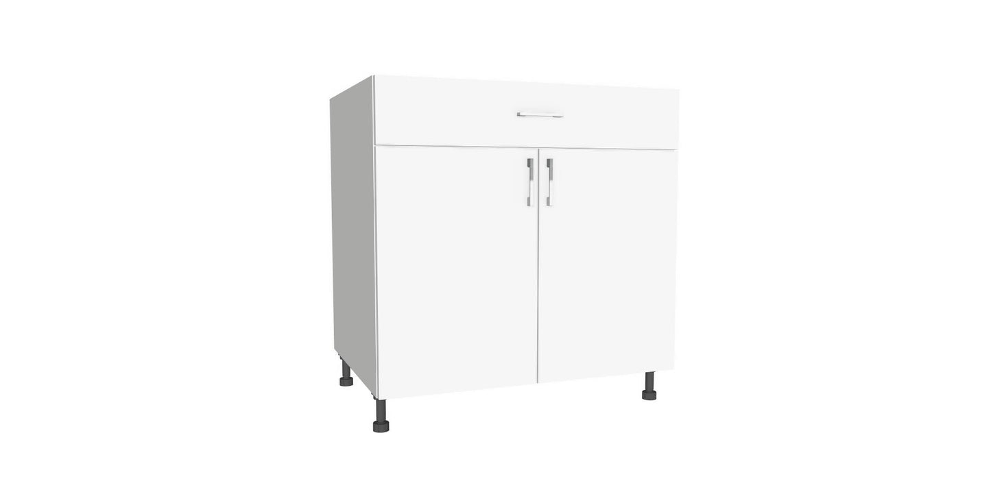 Double Door 1 Drawer Base Cabinet