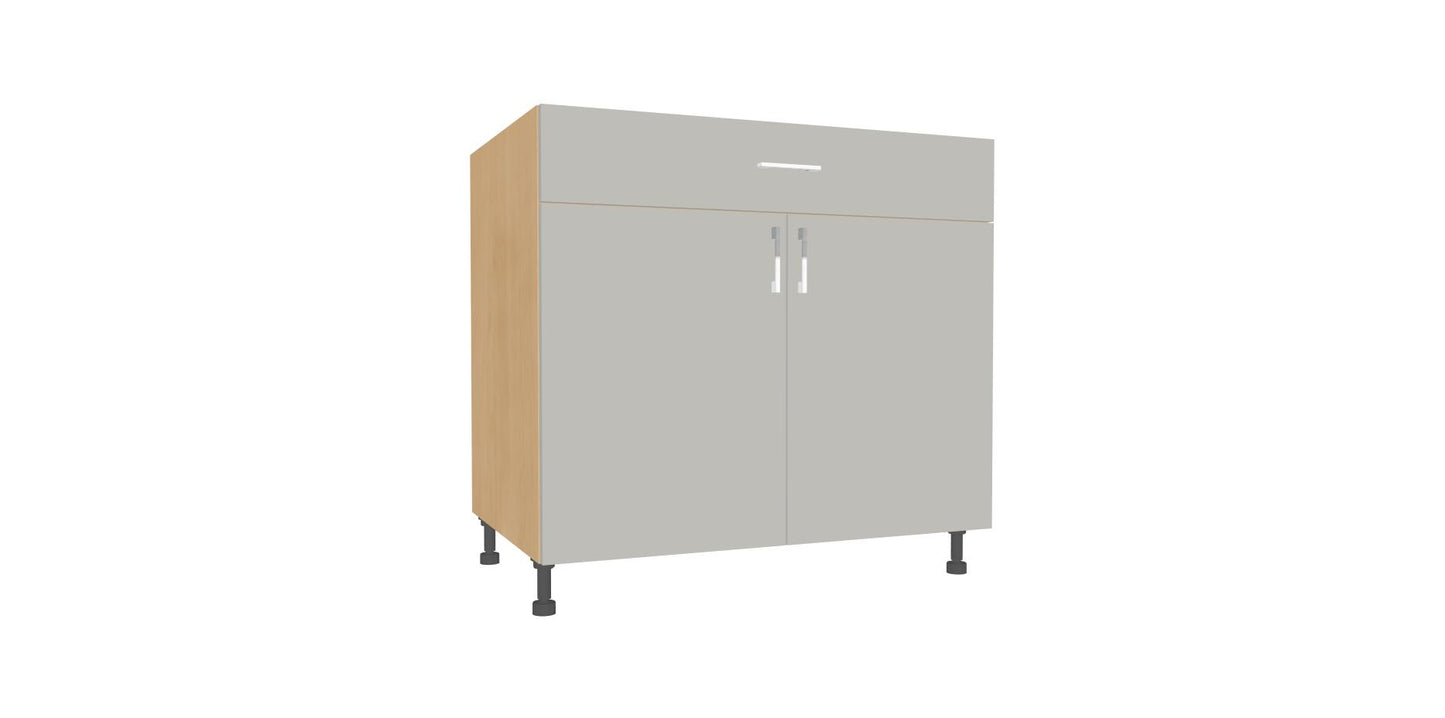Double Door 1 Drawer Base Cabinet